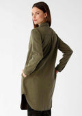 Cora Fabric 39'' Blouse, Longue Sleeves, Side Pockets