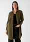 Cora Fabric 39'' Blouse, Longue Sleeves, Side Pockets