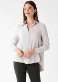 Molly Fabric 30'' Blouse With Rounded Hem