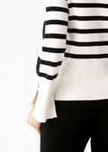 Valeria Fabric 22'' Striped Pullover