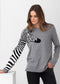 Alice Fabric 23'' Sweater With Zebra