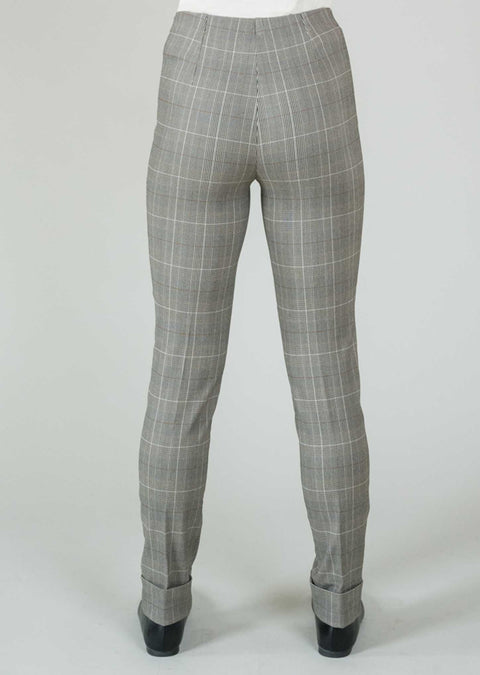 Feline Plaid 29" Ankle Pant W/Pockets