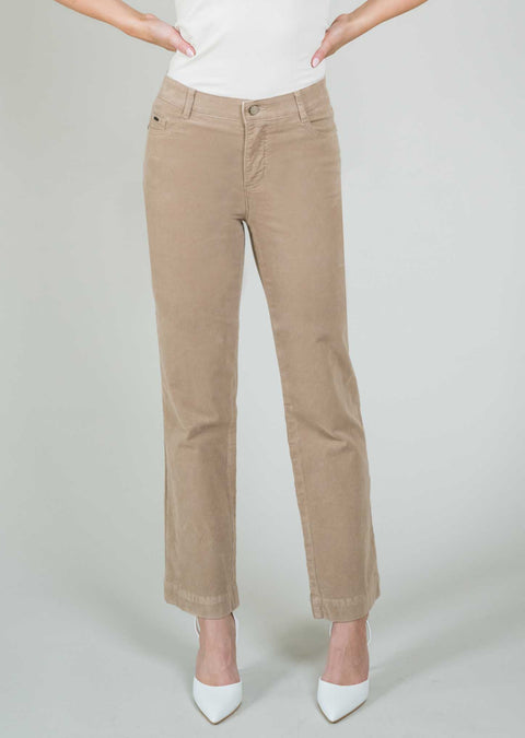 Charlene Corduroy 30" Straight Pant