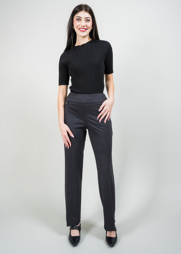 RYDER HOUNDSTOOTH 30" Straight Leg Pant