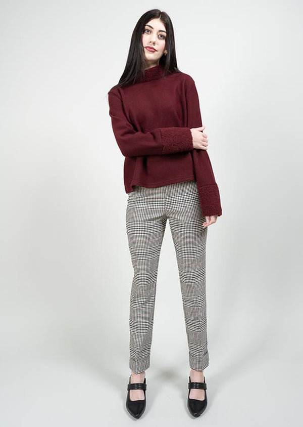 Scarlett Check 29" Cuff Pant