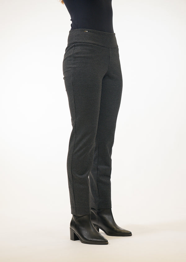 RYDER HOUNDSTOOTH 28" Slim Ankle Pant