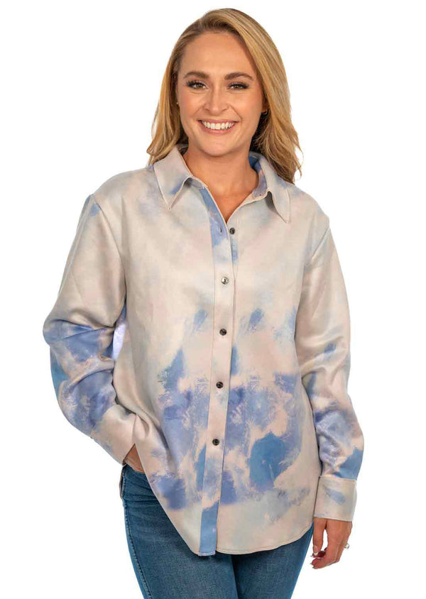 Soft Blue Ultra Suede Short Jacket