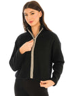 Zip front cardigan