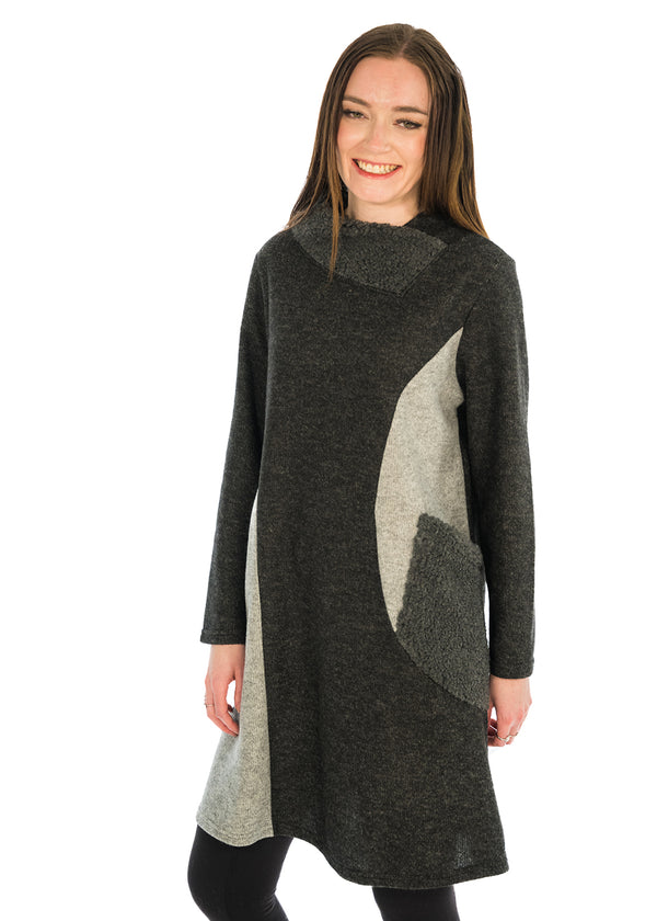 Dress with Side Panel Details