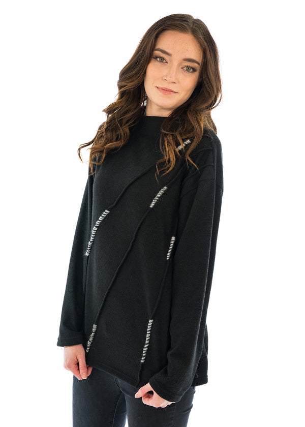 Hand Emb. Detail Sweater