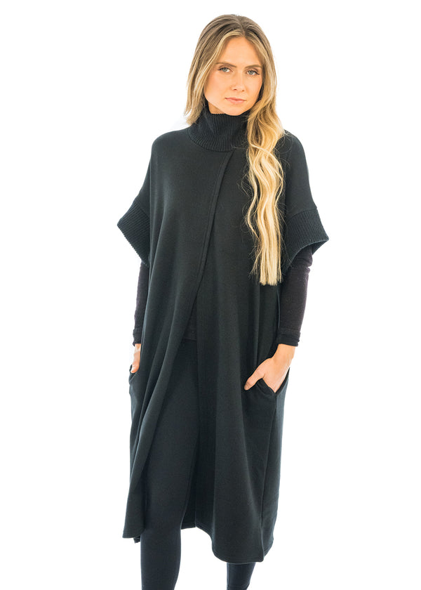 RIB Detail Pullover Long Sweater