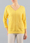 Casey 25" Knitted Sweater With "V" Neck And Pockets
