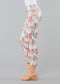 Flamingo Print 28'' Slim Ankle Pant